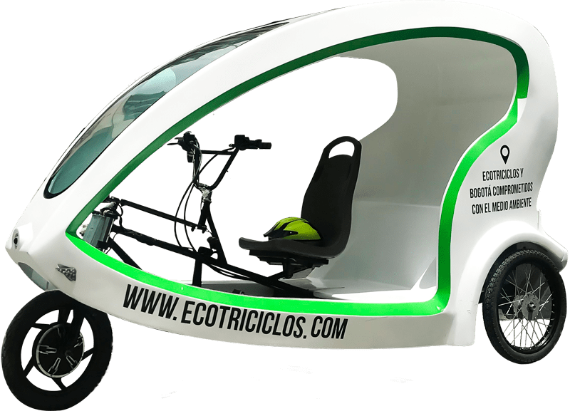 Ecotriciclo Ecoone para Transporte y Turismo